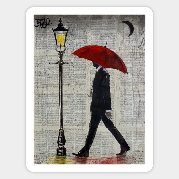 Mr rainman Sticker by Loui Jover 